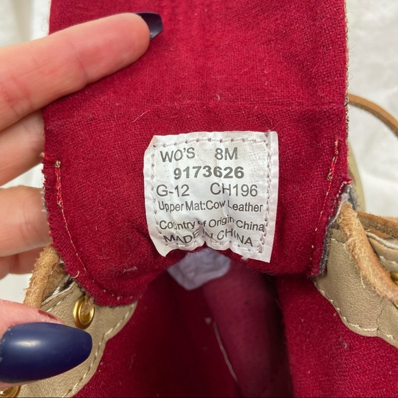 Sperry Top-sider Hikerfish Women's Brown Leopard Ankle BOOTS. Size 8M - Picture 11 of 13